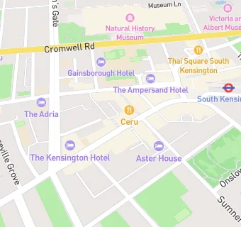 map for The Sushi Co - Kensington