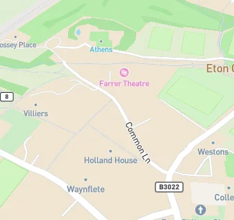 map for Penn House, Eton College