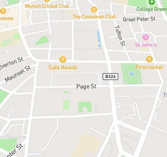 map for Millbank Medical Centre