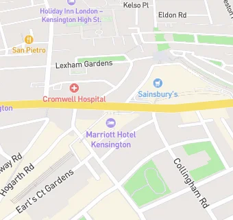 map for The Marriott Hotel