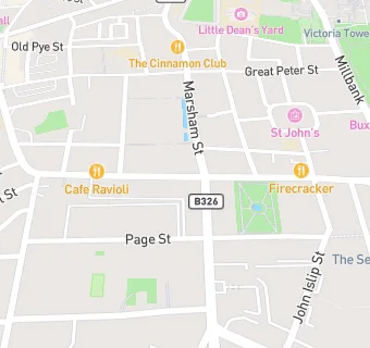 map for Pret A Manger