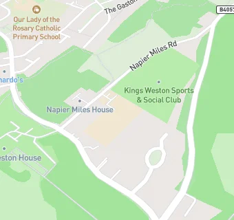 map for Kingsweston School