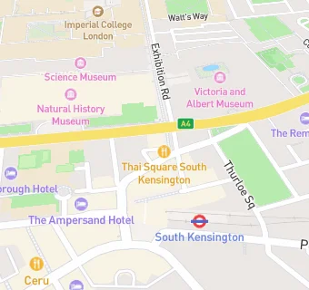 map for South Kensington Kitchen