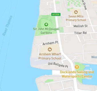 map for Arnhem Wharf Primary School