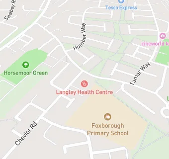 map for Langley Health Centre