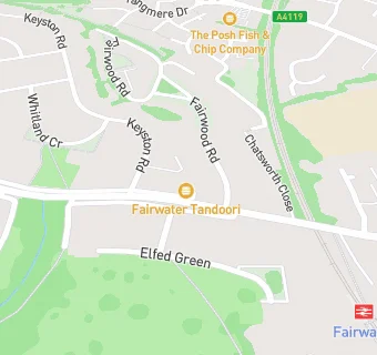 map for Fairwater Balti