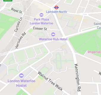 map for Lambeth Walk Group Practice