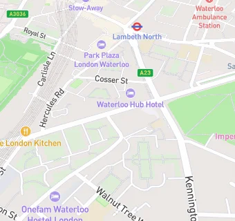 map for Lambeth Walk In