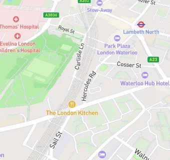 map for HUS London