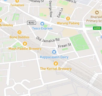 map for London fermentary