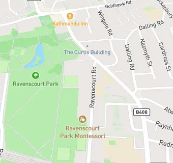 map for Ravenscourt Park Montessori