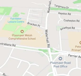 map for Ysgol Gyfun Gymraeg Plasmawr