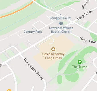 map for Oasis Academy Long Cross