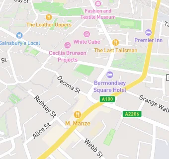map for South london mission