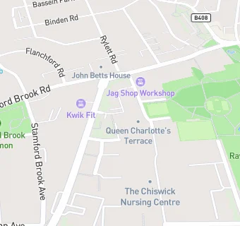 map for Mary Seacole House