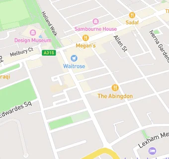 map for Drop Kensington