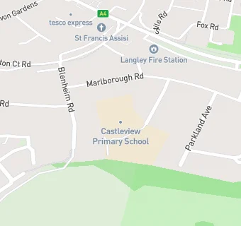 map for Castleview Primary School