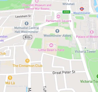 map for Westminster School