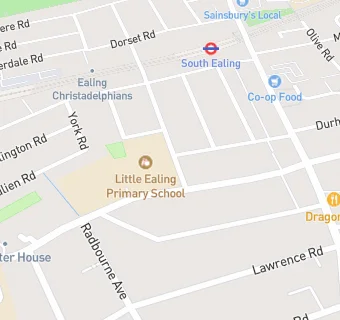 map for Little Ealing Middle School