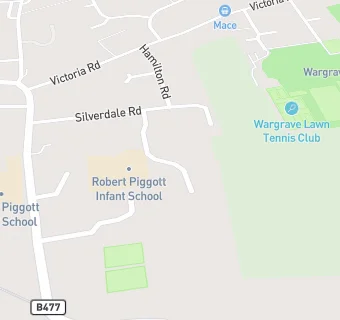 map for Edwards & Ward at Robert Piggot Infant School