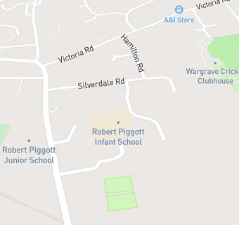 map for Robert Piggott CofE Infant School