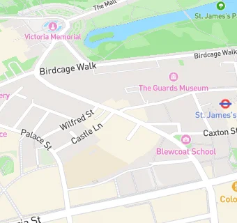 map for Westminster Chapel