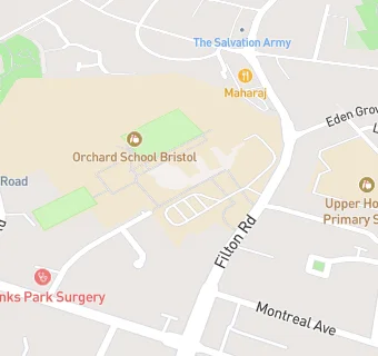 map for Orchard School