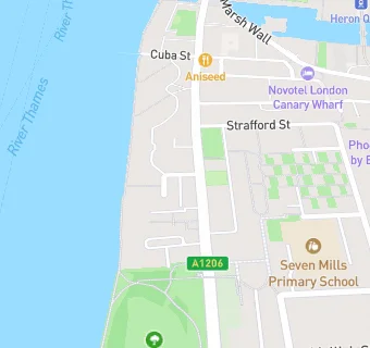 map for Docklands Fried Chicken