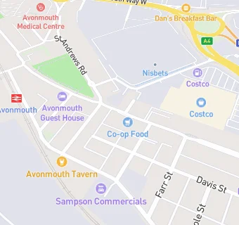 map for Avonmouth Pharmacy