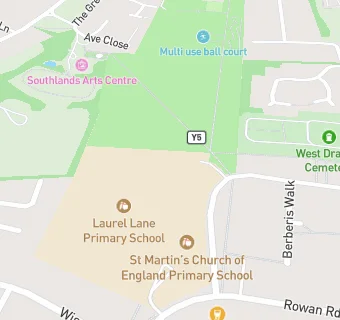 map for Laurel Lane Primary School