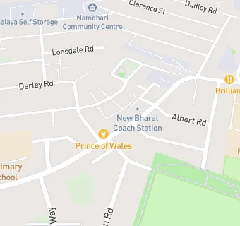 map for Prince Of Wales Southall