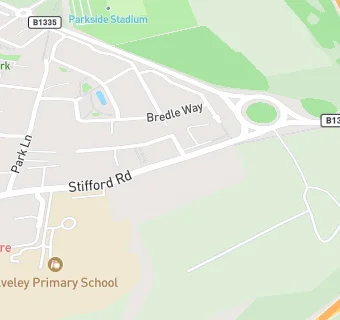 map for Aveley Primary School