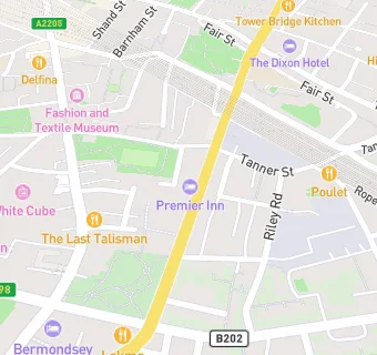 map for Premier inn london tower bridge