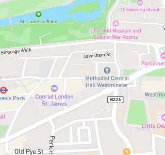 map for Harris Westminster Sixth Form