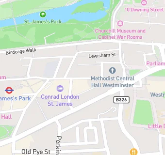 map for Hub By Premier Inn London Westminster Abbey