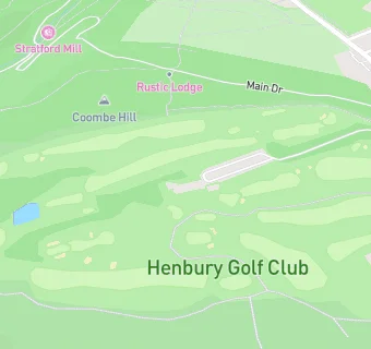 map for Henbury Golf Club