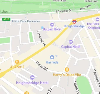 map for Homeslice Knightsbridge