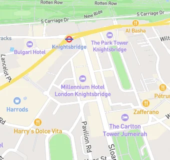 map for The Millennium Knightsbridge