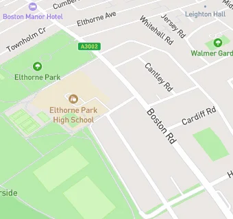 map for Elthorne Sports Centre