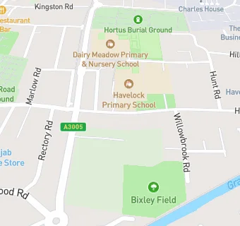 map for Sybil Elgar School