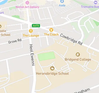 map for Heronsbridge School Canteen