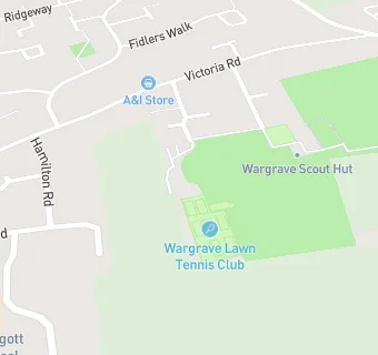 map for Wargrave Pre-School