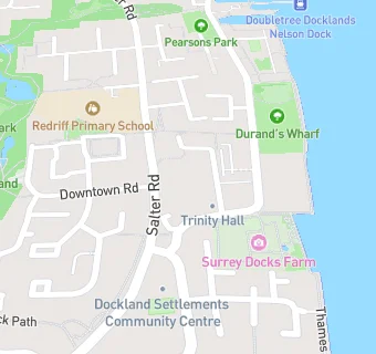 map for Trinity childcare