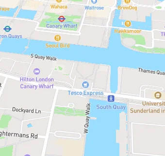 map for ISS South Quay