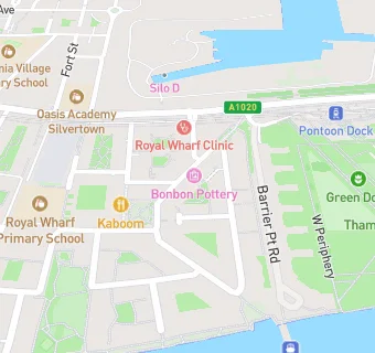 map for Royal Wharf Fish & Chips