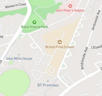 map for Bristol Free School