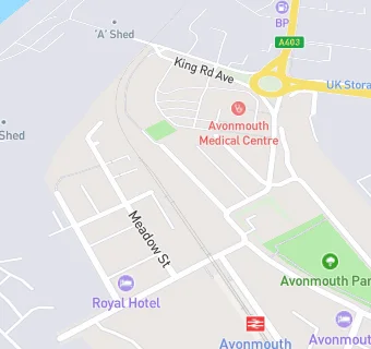 map for St. Andrews Church Hall