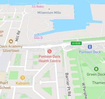 map for E16 Health - Pontoon Dock