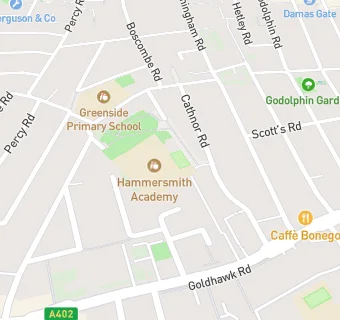 map for Hammersmith Academy