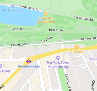 map for Pavilion Knightsbridge